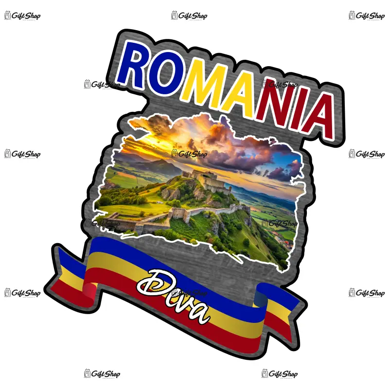 Deva romania, magnet frigider mgs182